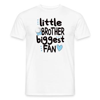 Proud volleyball brother of a volleyball player - Men's T-Shirt - white - Front - AI Model Male 178 dark (178cm)