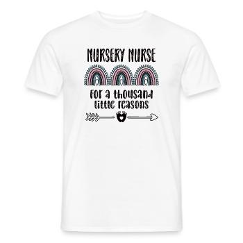 Proud Neonatal Nurse Gift - Men's T-Shirt - white - Front - AI Model Male 178 dark (178cm)