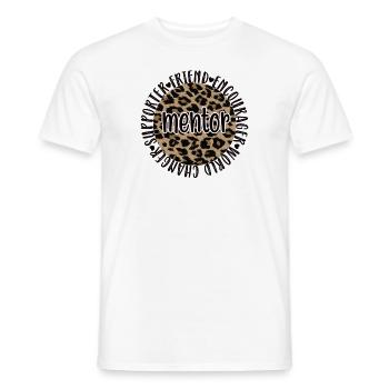 Persönlicher Mentor Stolzer Mentor Wertschätzung - Männer T-Shirt - Weiß - Vorne - AI Model Male 178 dark (178cm)