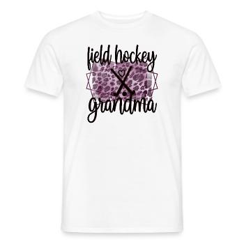 Meilleure grand-mère de hockey sur gazon grand-mère de joueur de hockey sur gazon - T-shirt homme - blanc - Devant - AI Model Male 178 dark (178cm)