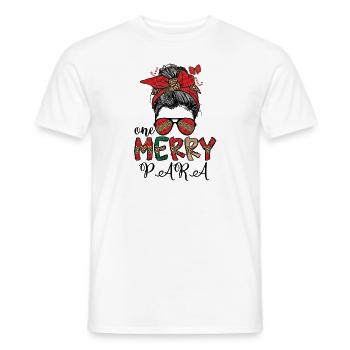 Paraprofessional Christmas Para Teacher Xmas Gifts - Men's T-Shirt - white - Front - AI Model Male 178 dark (178cm)