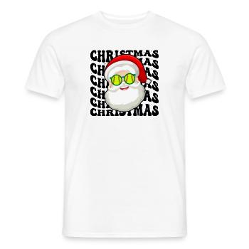 Softball Xmas Softball Player Christmas Gift - Männer T-Shirt - Weiß - Vorne - AI Model Male 178 dark (178cm)