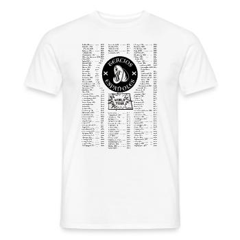 THIRDS FLANDERS - Men's T-Shirt - white - Front - AI Model Male 178 dark (178cm)