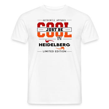 Heidelberg Meine Stadt Cool I Love Reise Tour - Männer T-Shirt - Weiß - Vorne - AI Model Male 178 dark (178cm)