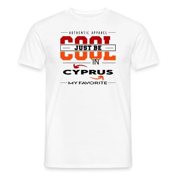 Cyprus Zypern Land Urlaub Reise verreisen - Männer T-Shirt - Weiß - Vorne - AI Model Male 178 dark (178cm)