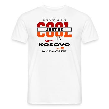 Kosovo Land Urlaub Reise verreisen - Männer T-Shirt - Weiß - Vorne - AI Model Male 178 dark (178cm)