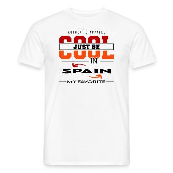 Spain Spanien Land Urlaub Reise verreisen - Männer T-Shirt - Weiß - Vorne - AI Model Male 178 dark (178cm)