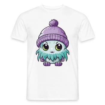 Winter Eskimo Baby Winterlich - Men's T-Shirt - white - Front - AI Model Male 178 dark (178cm)