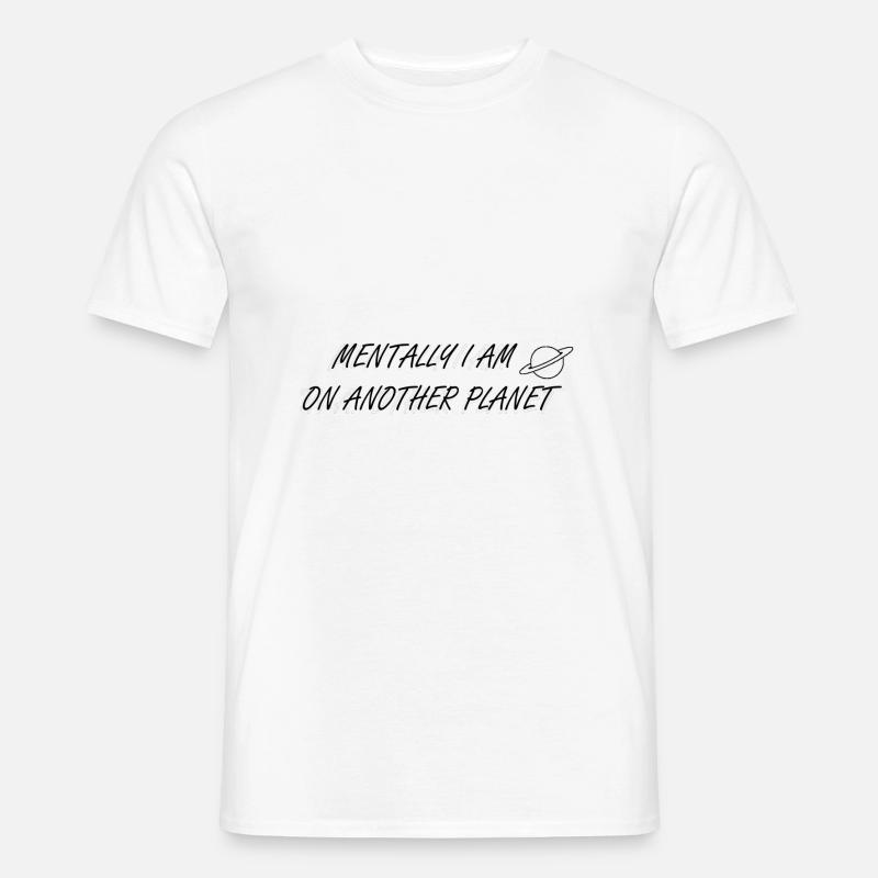 Mind from another planet - Männer T-Shirt - Weiß