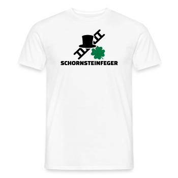 Schornsteinfeger - Männer T-Shirt - Weiß - Vorne - AI Model Male 178 dark (178cm)