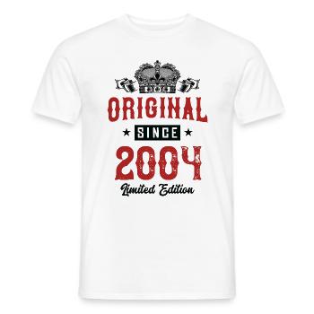 2004 limited edition - Männer T-Shirt - Weiß - Vorne - AI Model Male 178 dark (178cm)