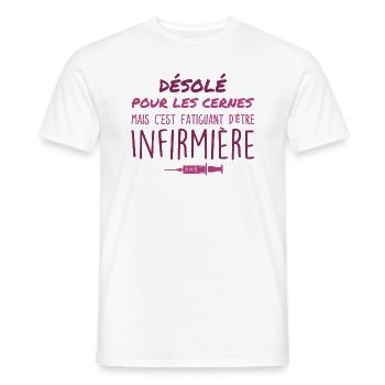 Krankenschwester | Krankenschwester Geschenk | Muttertag - Männer T-Shirt - Weiß - Vorne - AI Model Male 178 dark (178cm)