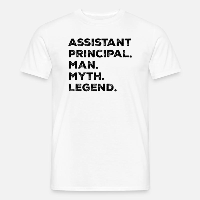 Leitender Assistent Mann Mythos Legende - Männer T-Shirt - Weiß