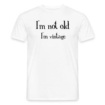 Not Old - T-shirt homme - blanc - Devant - AI Model Male 178 dark (178cm)