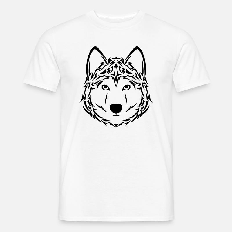 LINES Tier - Männer T-Shirt - Weiß