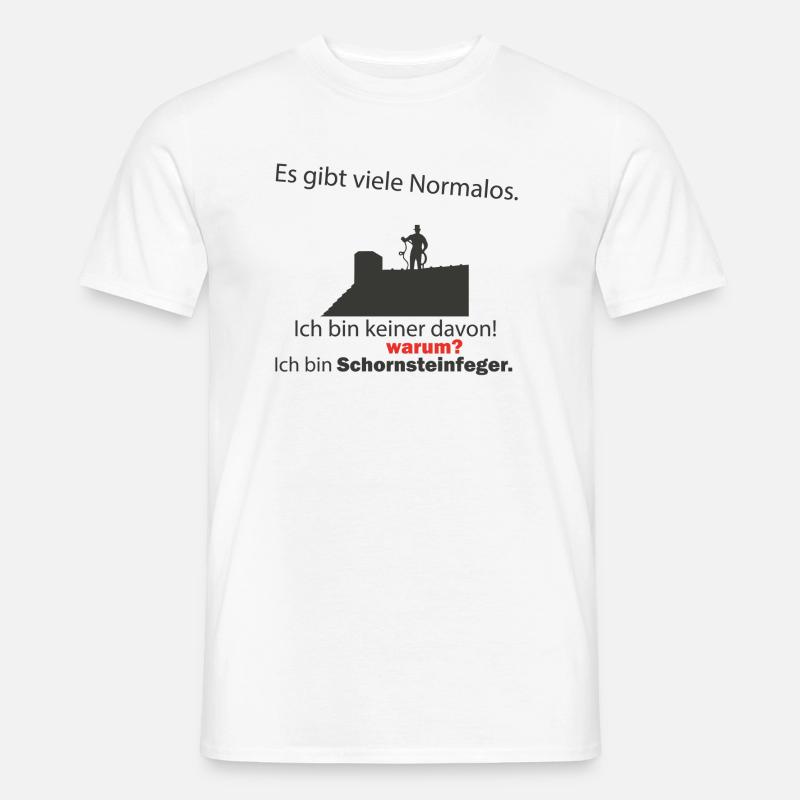 Schornsteinfeger - Männer T-Shirt - Weiß