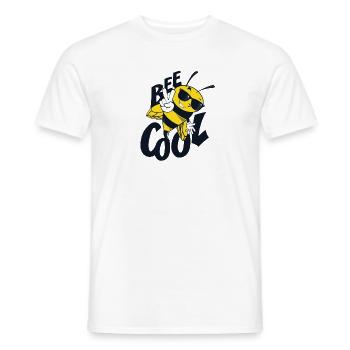 Cool Biene Imker Honig Bee Geschenk bestäuben - Männer T-Shirt - Weiß - Vorne - AI Model Male 178 dark (178cm)