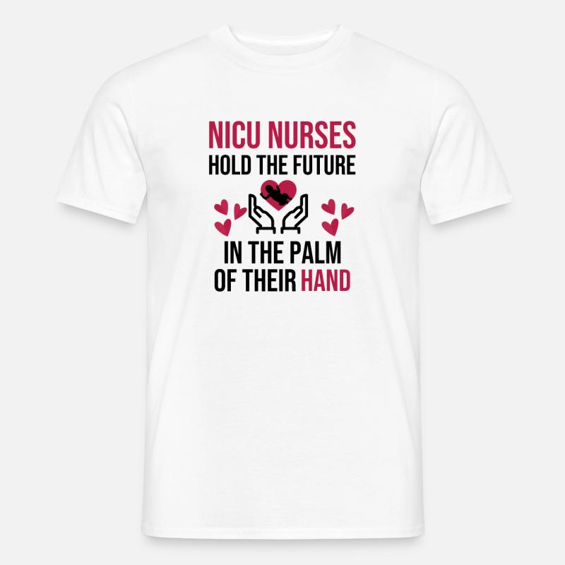 NICU Krankenschwester Geschenke | NICU Studentin - Männer T-Shirt - Weiß