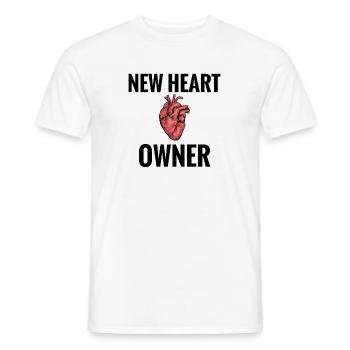 Heart Transplant Gift Transplant Heart - Men's T-Shirt - white - Front - AI Model Male 178 dark (178cm)
