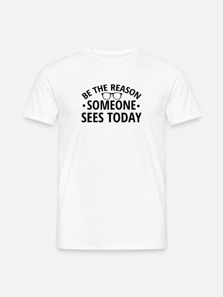 Augenoptiker Geschenke | Optiker Optometrist - Männer T-Shirt - Weiß