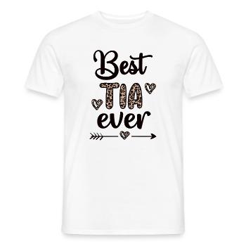 Beste Tia Oma Muttertag Geschenk Tia Großmutter - Männer T-Shirt - Weiß - Vorne - AI Model Male 178 dark (178cm)
