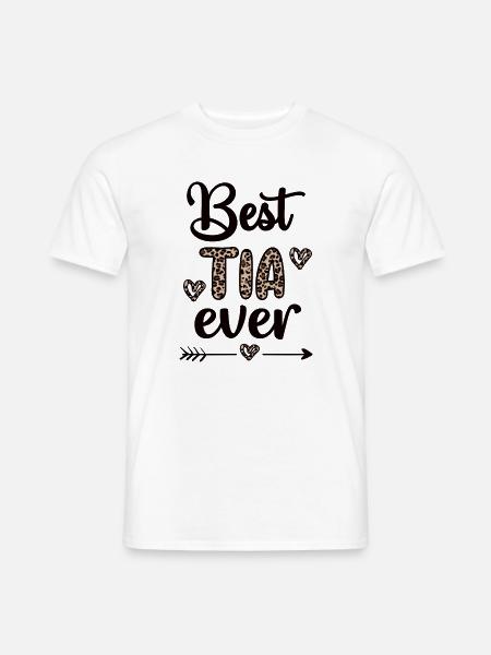 Beste Tia Oma Muttertag Geschenk Tia Großmutter - Männer T-Shirt - Weiß