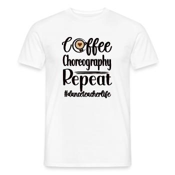 Tanzlehrer Anerkennung Tanzlehrerin Tanzunterricht - Männer T-Shirt - Weiß - Vorne - AI Model Male 178 dark (178cm)