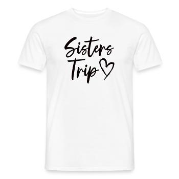 Sœurs Vacances Voyage sœurs week-end - T-shirt homme - blanc - Devant - AI Model Male 178 dark (178cm)