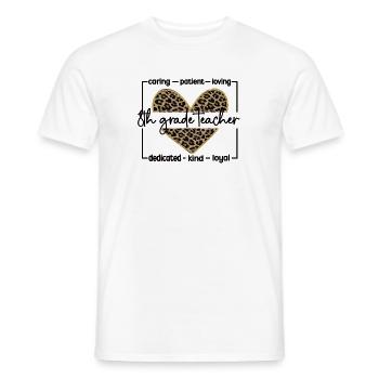 Achtklässler Lehrer Geschenk 8. Klasse Lehrer - Männer T-Shirt - Weiß - Vorne - AI Model Male 178 dark (178cm)