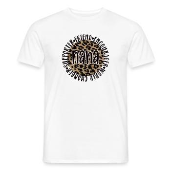 Nana Grandma Mother's Day Gift Nana Grandmother Sweet - Men's T-Shirt - white - Front - AI Model Male 178 dark (178cm)