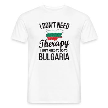 Bulgare Bulgarien Herkunft Bulgarische Flagge - Männer T-Shirt - Weiß - Vorne - AI Model Male 178 dark (178cm)