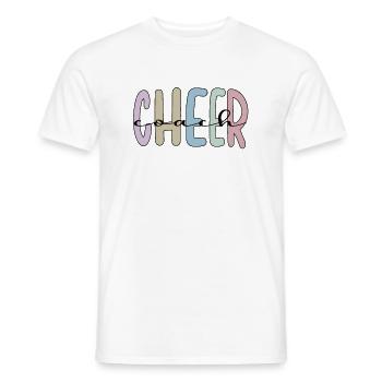 Entraîneur de cheerleading Gift Cheerleading Coach - T-shirt homme - blanc - Devant - AI Model Male 178 dark (178cm)
