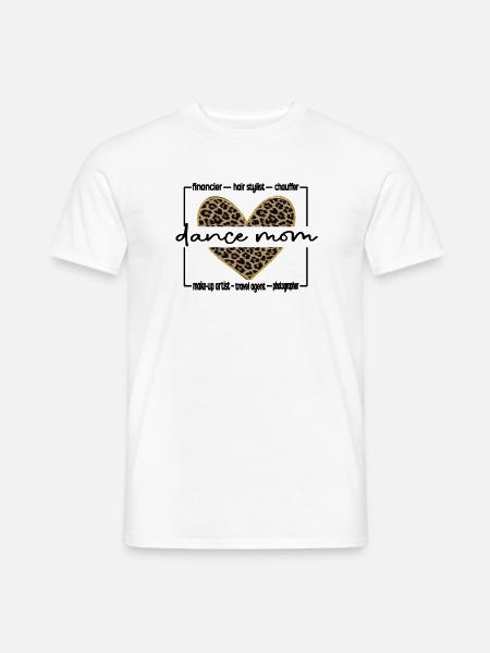 Tänzerin Mutter Tanzmama Mama Von Tänzerin Mutter - Männer T-Shirt - Weiß