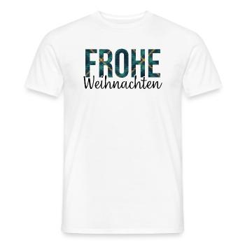 Merry Christmas - Men's T-Shirt - white - Front - AI Model Male 178 dark (178cm)