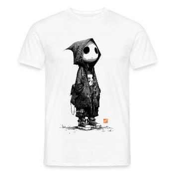 Fantôme Solitaire - T-shirt homme - blanc - Devant - AI Model Male 178 dark (178cm)