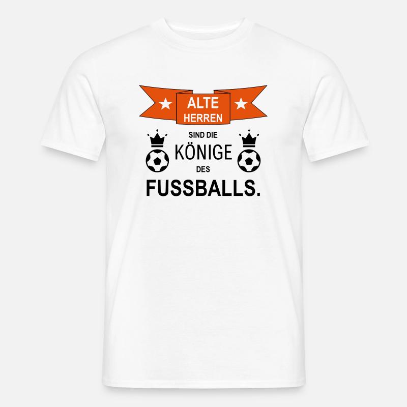 Fußball Alte Herren Geschenkidee - Männer T-Shirt - Weiß