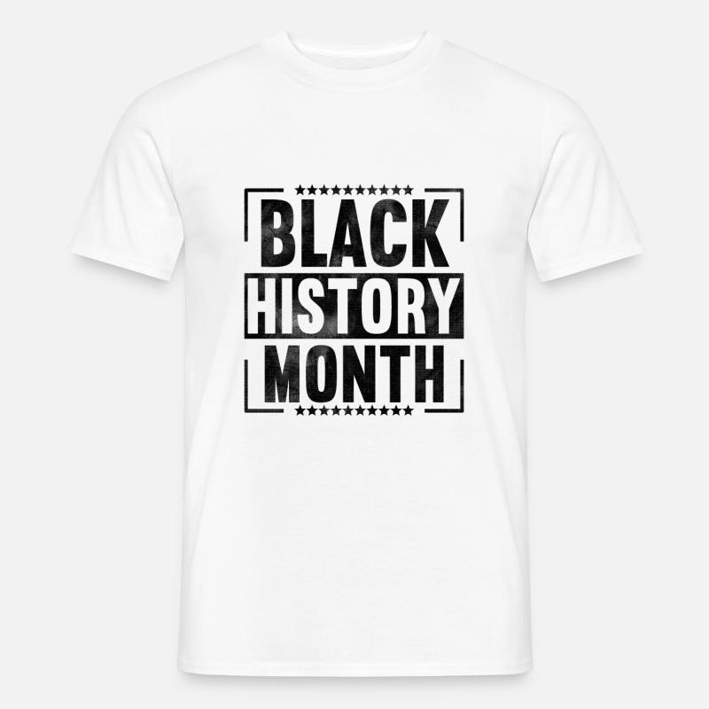 Black History Month - Männer T-Shirt - Weiß
