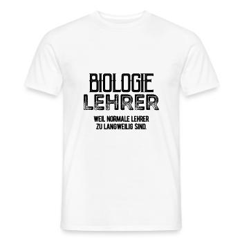 Biologie Lehrer - Männer T-Shirt - Weiß - Vorne - AI Model Male 178 dark (178cm)