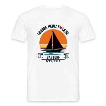 Bastorf Heimat Ostsee Mecklenburg Vorpommern Küste - Männer T-Shirt - Weiß - Vorne - AI Model Male 178 dark (178cm)