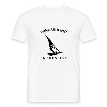 Windsurfing Enthusiast Windsurfen Sport Hobby - Männer T-Shirt - Weiß - Vorne - AI Model Male 178 dark (178cm)
