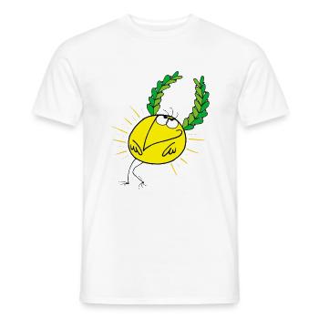 Shadok winner - Men's T-Shirt - white - Front - AI Model Male 178 dark (178cm)