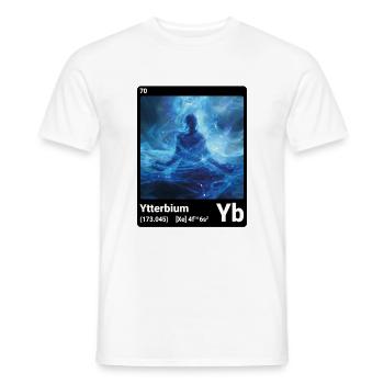 AI am Ytterbium (bk) - Männer T-Shirt - Weiß - Vorne - AI Model Male 178 dark (178cm)