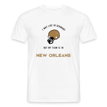 New Orleans - Männer T-Shirt - Weiß - Vorne - AI Model Male 178 dark (178cm)