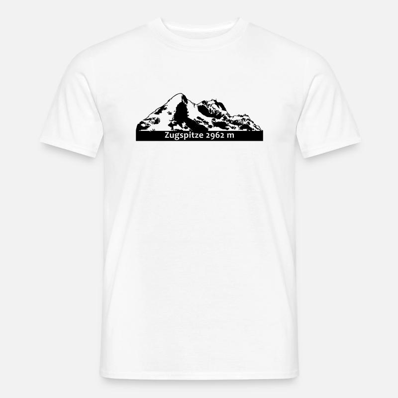 Zugspitze 2962 - Männer T-Shirt - Weiß