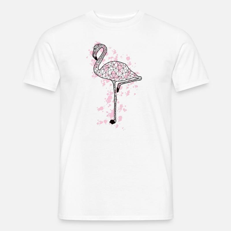 Flamingoo GeomeTRIX bunt - Männer T-Shirt - Weiß