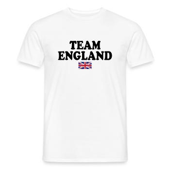 angleterre - T-shirt homme - blanc - Devant - AI Model Male 178 dark (178cm)