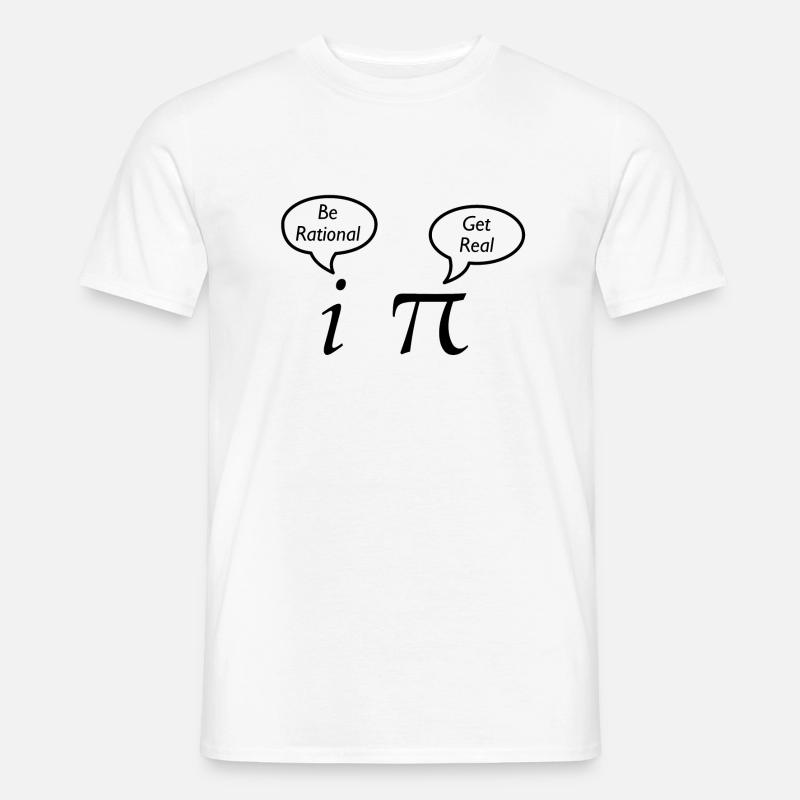 math pie blague fun math prof de physique blagues - T-shirt Homme - blanc