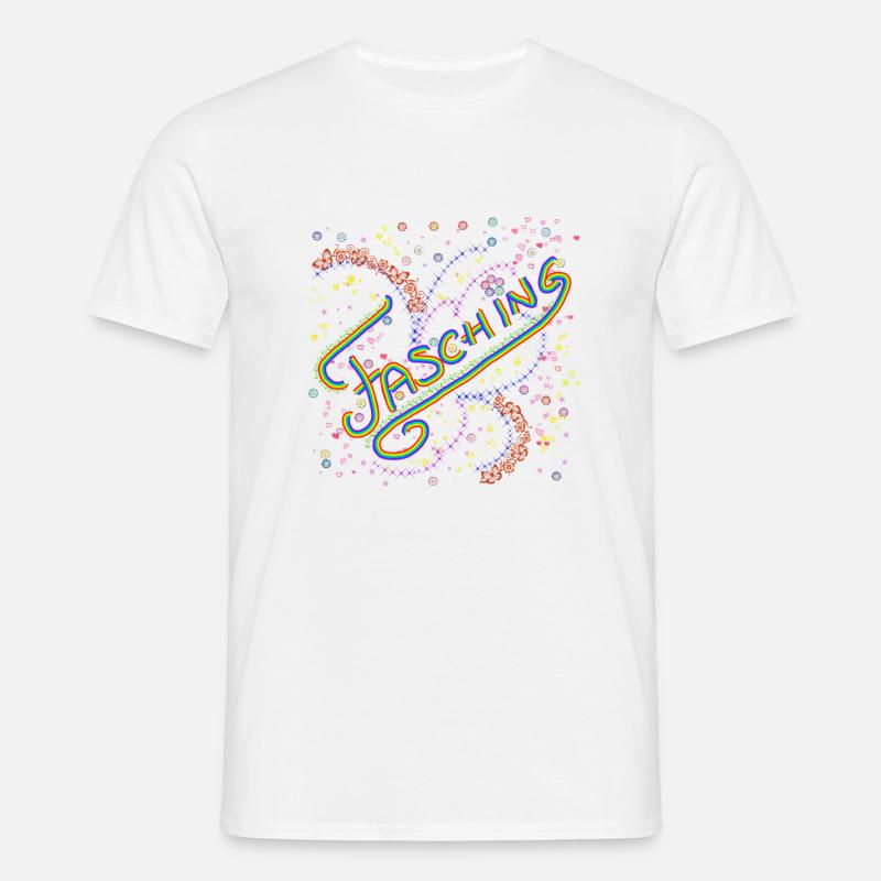 Fasching - Männer T-Shirt - Weiß
