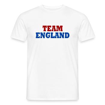 angleterre - T-shirt homme - blanc - Devant - AI Model Male 178 dark (178cm)