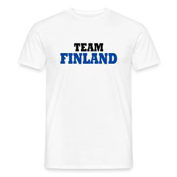 Finnland - Männer T-Shirt - Weiß - Vorne - AI Model Male 178 dark (178cm)